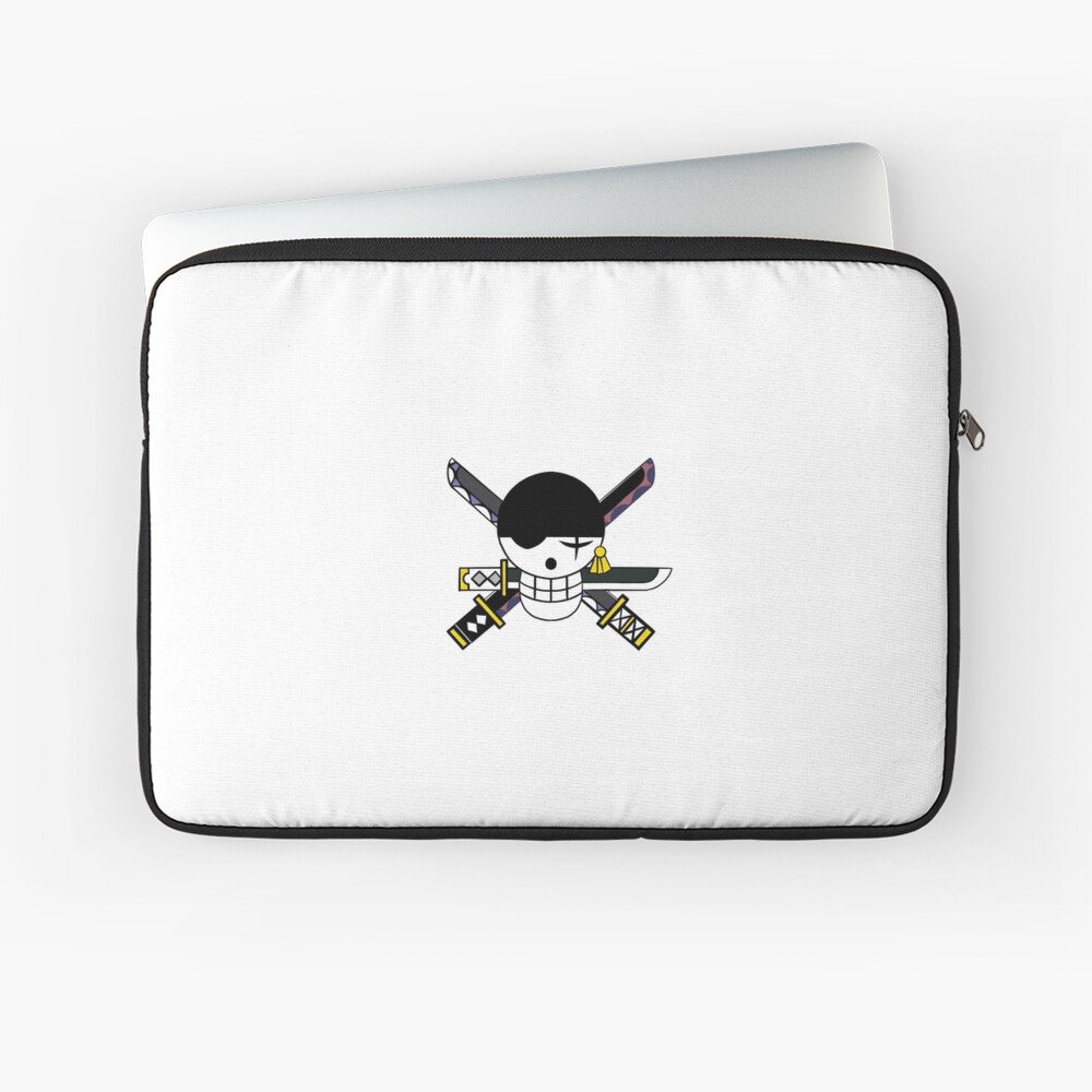 One piece Zoro symbol on white 