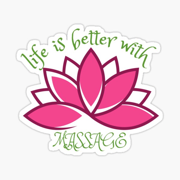 Item preview, life is better with massage 7 designed and sold by FLOWER--ART.