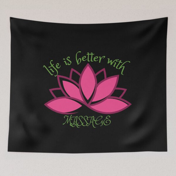 Item preview, life is better with massage 7 designed and sold by FLOWER--ART.