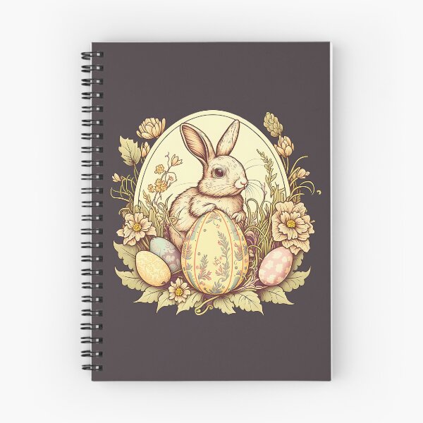 Item preview, Easter Bunny Funny Vintage Floral Egg Hunting Rabbit Easter designed and sold by SecretDicer.