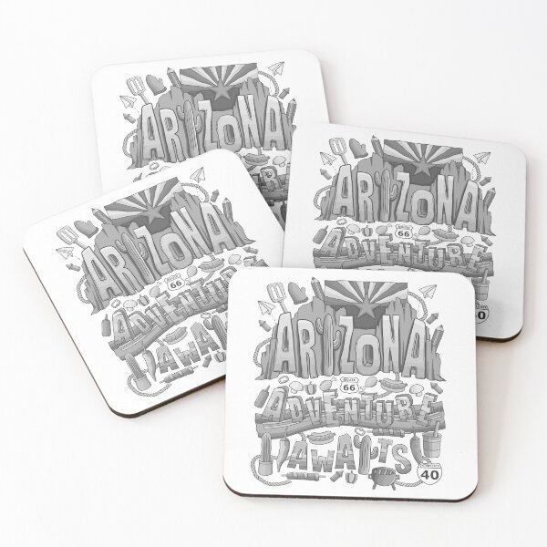 Item preview, Arizona Adventure Awaits Greyscale designed and sold by NomadicQuest.