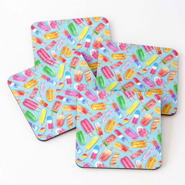 Item preview, Summer Punch Ice Pops - Baby Blue designed and sold by TigaTiga.