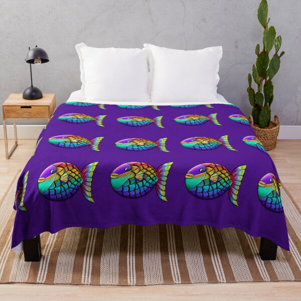 Item preview, Top 10 Best fish themed gifts. Cute Coral reef rainbow fish designed and sold by Artonmytee.