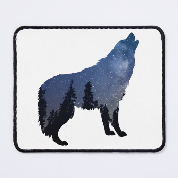 Item preview, Howling Dog Silhouette designed and sold by LOSMISHOP.