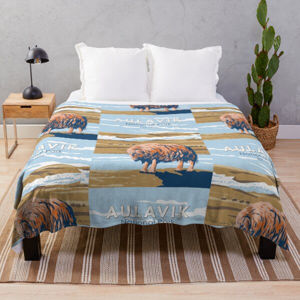 Item preview, Aulavik National Park Canada Musk Ox Vintage designed and sold by KrisSidDesigns.