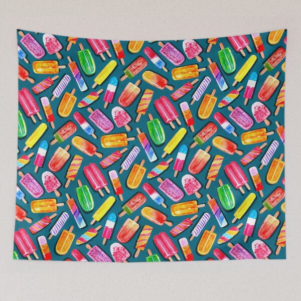 Item preview, Summer Punch Ice Pops - Teal designed and sold by TigaTiga.