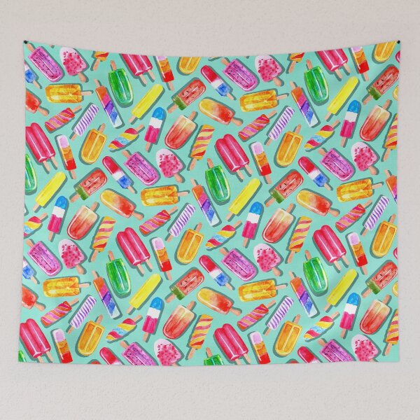 Item preview, Summer Punch ice Pops - Turquoise designed and sold by TigaTiga.