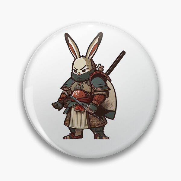 Item preview, Girl Samurai Easter Bunny designed and sold by GaslightNGiggle.