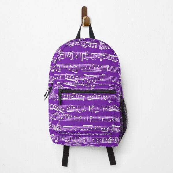 Item preview, Purple Music Notes Pattern - Violet Musical Notation designed and sold by inspirationzgal.