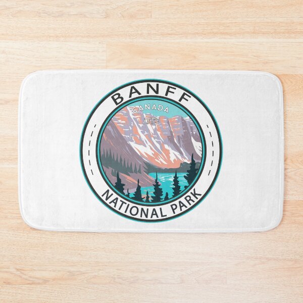 Item preview, Banff National Park Moraine Lake Badge designed and sold by KrisSidDesigns.