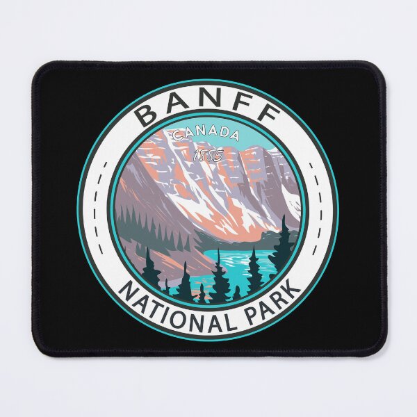 Item preview, Banff National Park Moraine Lake Badge designed and sold by KrisSidDesigns.