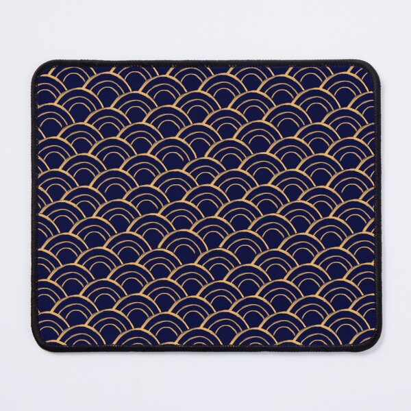 Item preview, Blue Gold Dragon Scale Pattern designed and sold by IcyArtShop.