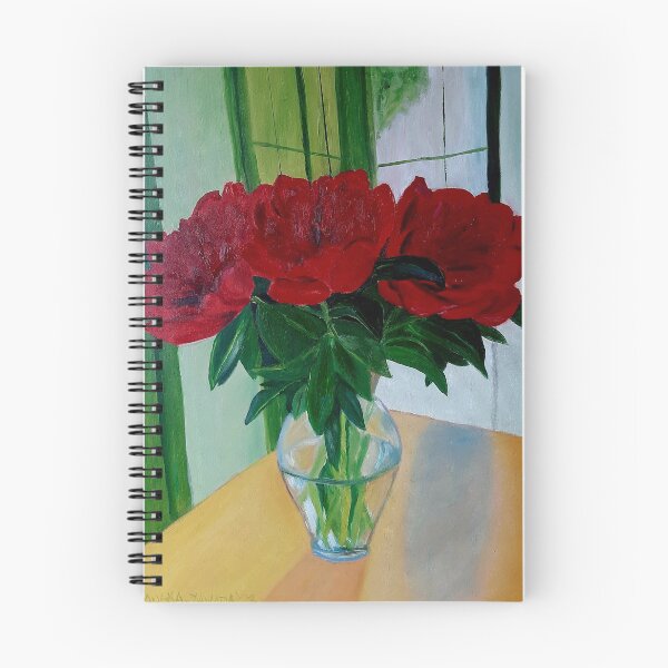 Item preview, peonias en verde designed and sold by Urszula MORAWSKA-ZAWADA.