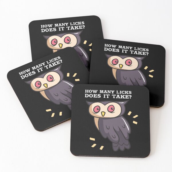 Item preview, How many licks does it take? Owl designed and sold by stripedcarpet.