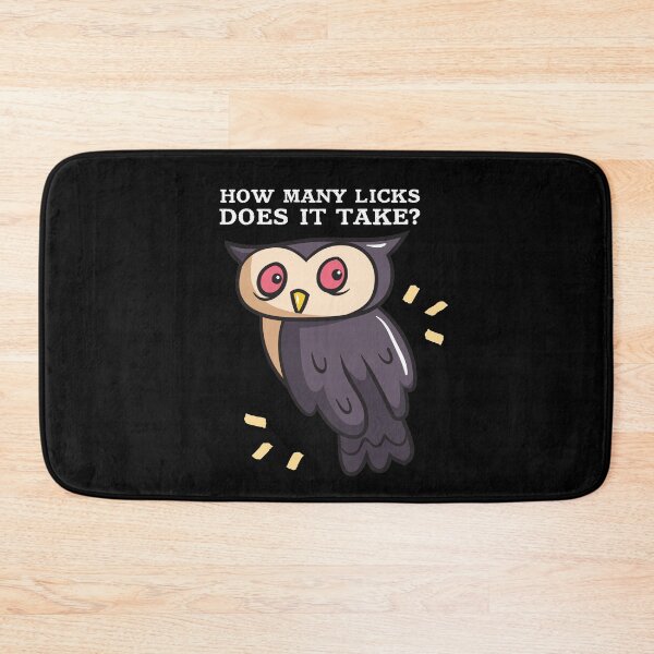 Item preview, How many licks does it take? Owl designed and sold by stripedcarpet.