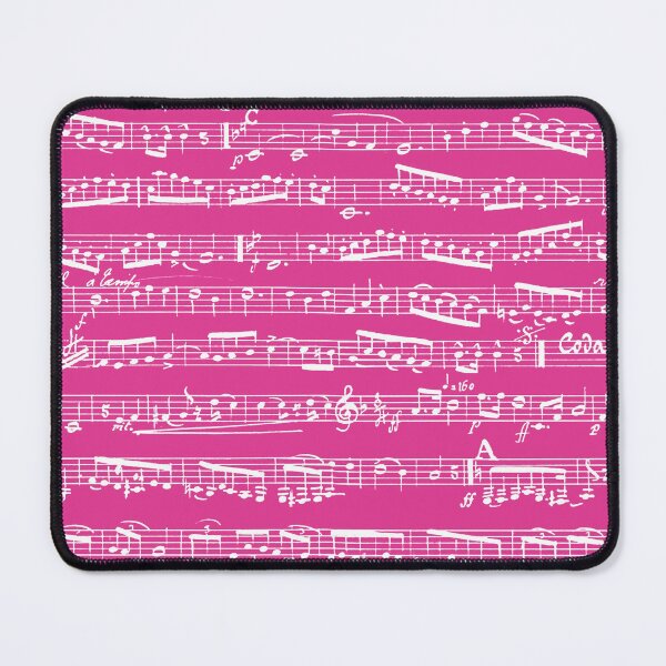 Item preview, Hot Pink Music Notes Pattern - Dark Pink Musical Notation designed and sold by inspirationzgal.