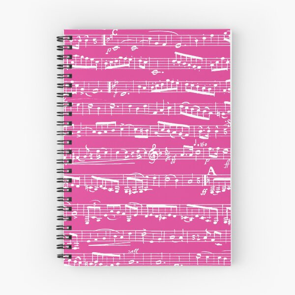 Item preview, Hot Pink Music Notes Pattern - Dark Pink Musical Notation designed and sold by inspirationzgal.