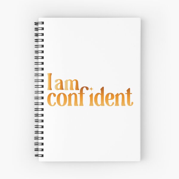 Item preview, I am confident, Affirmation Quote - Inspirational Quote Typography Design designed and sold by angelyara.