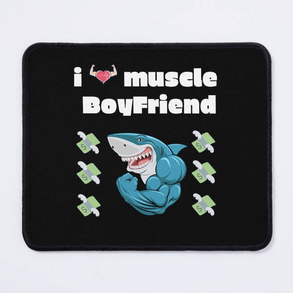 Item preview, I love muscle BoyFriend designed and sold by SlimAwayhaha.