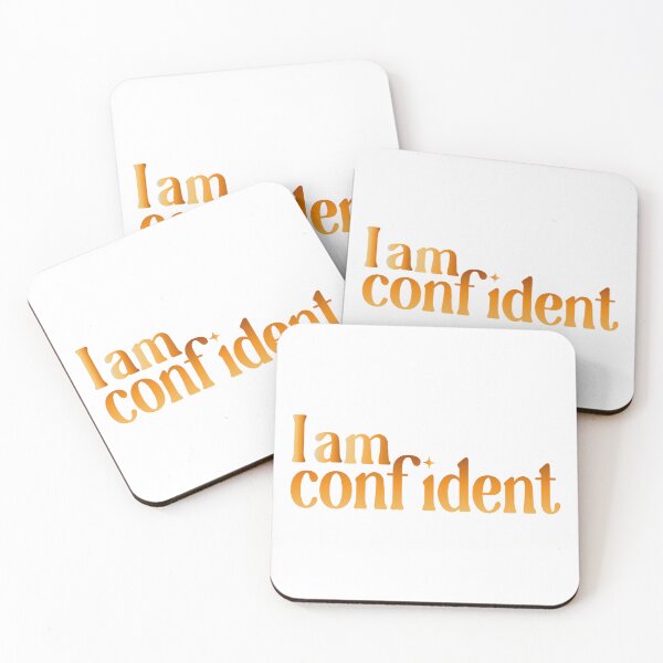 Item preview, I am confident, Affirmation Quote - Inspirational Quote Typography Design designed and sold by angelyara.