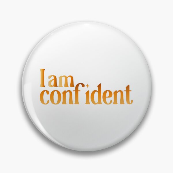 Item preview, I am confident, Affirmation Quote - Inspirational Quote Typography Design designed and sold by angelyara.