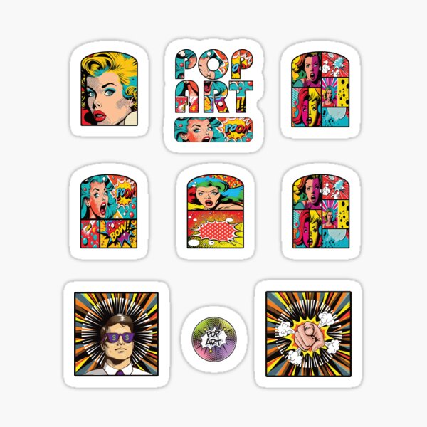 Item preview,   Pop Art Sticker Pack designed and sold by GaryDobson.