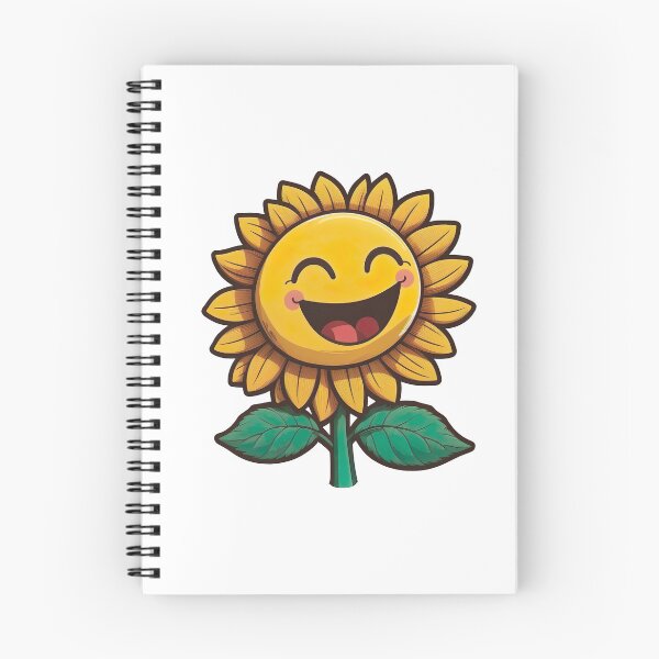 Item preview, Sunflower Kawaii Chibi Cute Sun Flower Hand Drawn Illustration designed and sold by Cutepix.
