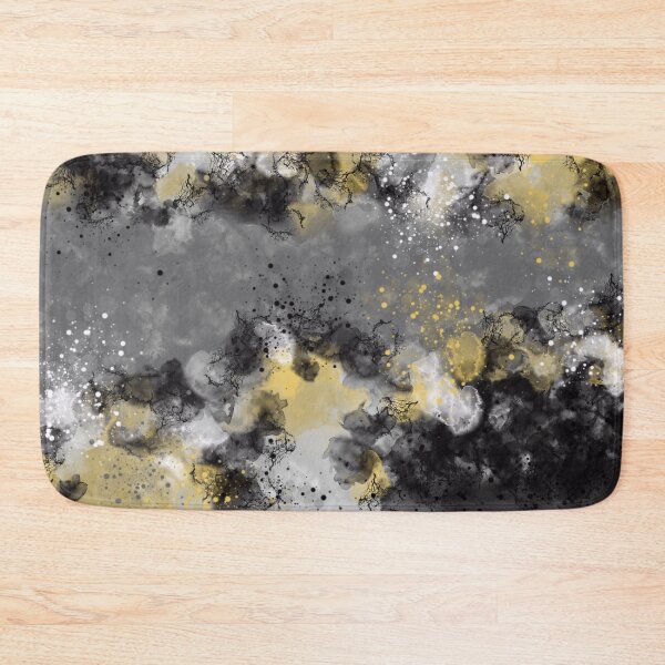 Item preview, Less Is Truly More - Gray Black Gold White Abstract designed and sold by Joey Santiago.