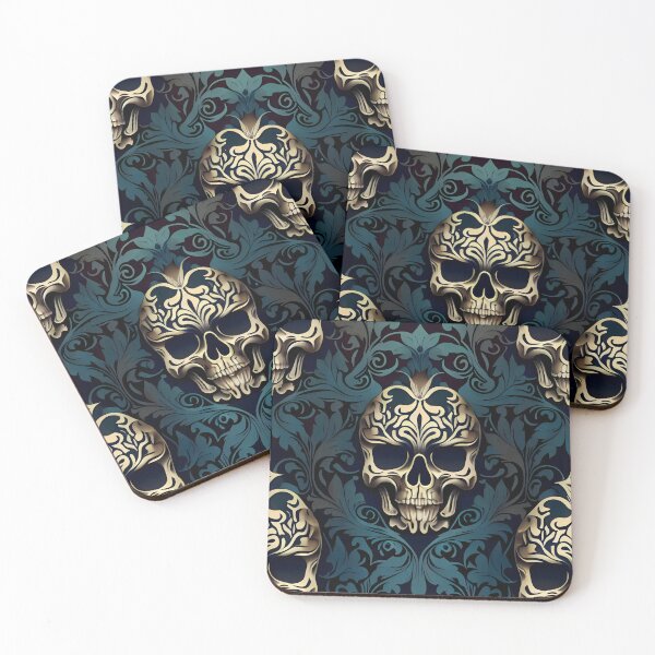 Item preview, Ornamental Gothic Skull Patterns IV designed and sold by Gadgetaliciouss.
