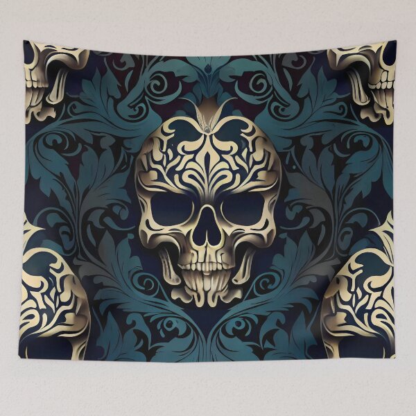 Aperçu de l'œuvre Ornamental Gothic Skull Patterns IV créée et vendue par Gadgetaliciouss.