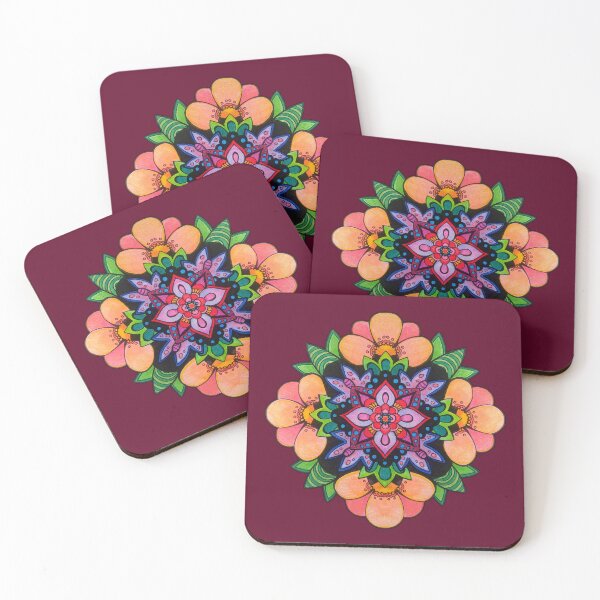 Item preview, Spring Flower Mandala  designed and sold by AmeUmiShop.