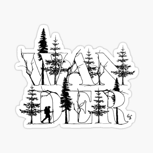 WANDER Sticker