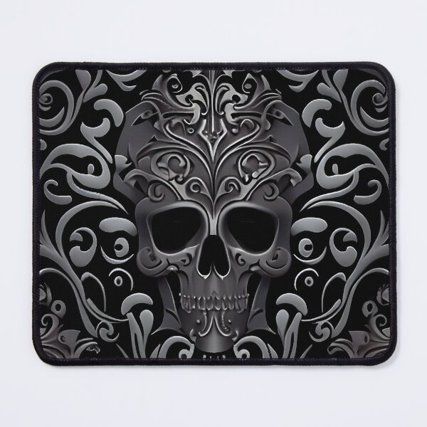 Artikelvorschau, Ornamental Gothic Skull Patterns V entworfen und verkauft von Gadgetaliciouss.
