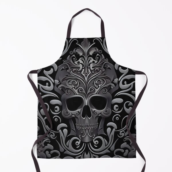 Artikelvorschau, Ornamental Gothic Skull Patterns V entworfen und verkauft von Gadgetaliciouss.
