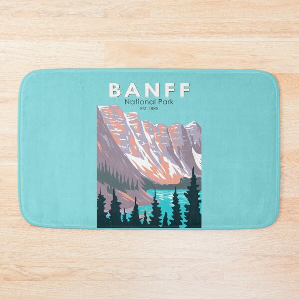 Item preview, Banff National Park Moraine Lake Vintage designed and sold by KrisSidDesigns.
