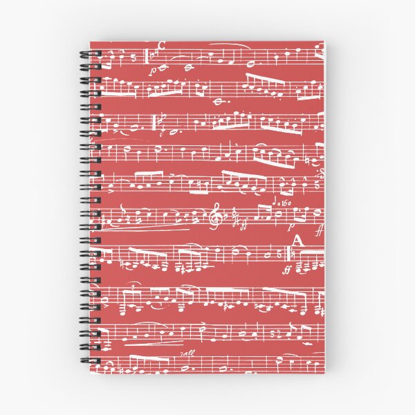 Item preview, Red Musical Notes Pattern - Sheet Music Notation designed and sold by inspirationzgal.