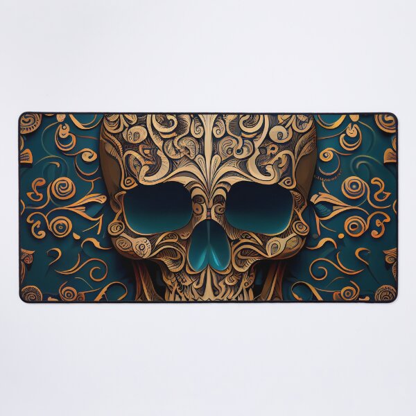 Artikelvorschau, Ornamental Gothic Skull Patterns VIII entworfen und verkauft von Gadgetaliciouss.