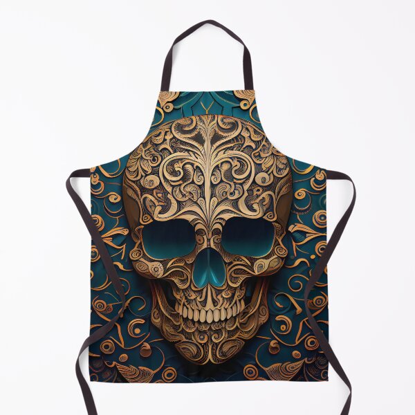 Aperçu de l'œuvre Ornamental Gothic Skull Patterns VIII créée et vendue par Gadgetaliciouss.
