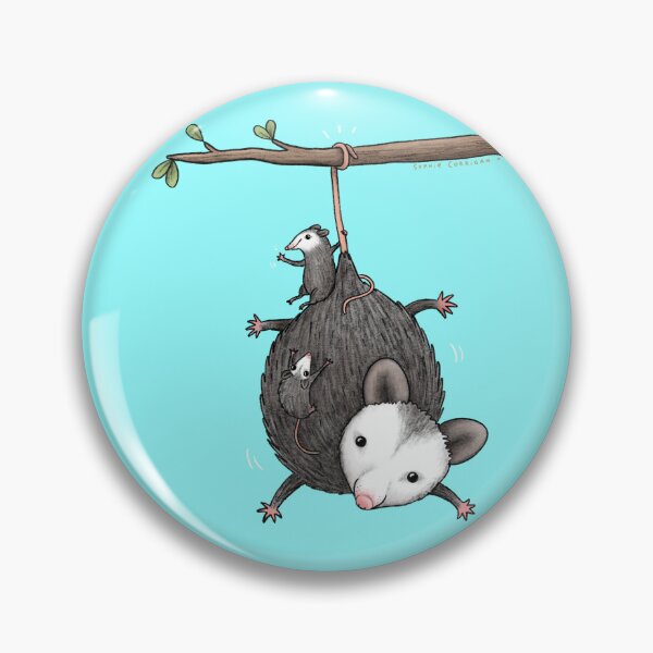 Item preview, Opossum Family - Bright Background designed and sold by SophieCorrigan.