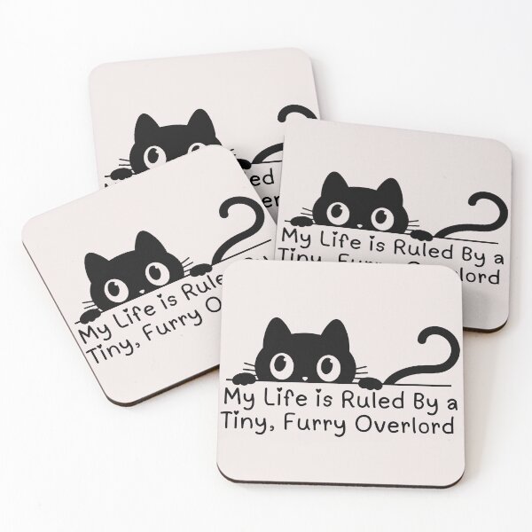 Item preview, My Life Is Ruled By a Tiny Furry Overlord for Cute Cat lovers designed and sold by Cheeeeky.