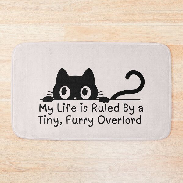 Item preview, My Life Is Ruled By a Tiny Furry Overlord for Cute Cat lovers designed and sold by Cheeeeky.