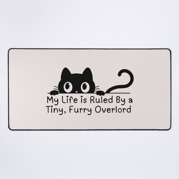 Item preview, My Life Is Ruled By a Tiny Furry Overlord for Cute Cat lovers designed and sold by Cheeeeky.