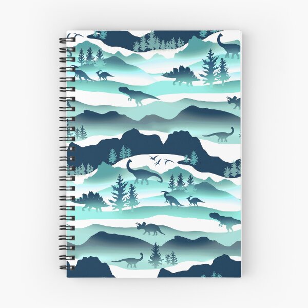 Item preview, Whimsical Dino Wilderness - Aqua designed and sold by TigaTiga.