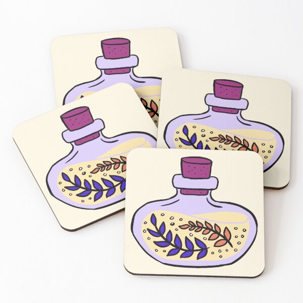 Item preview, Cute fantasy magic potions bottles  designed and sold by Yarafantasyart.