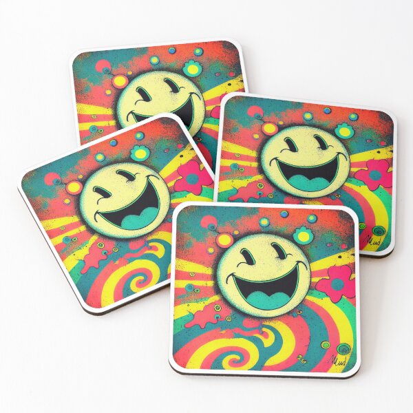 Item preview, Psychedelic Smiley by Mud designed and sold by Red MUD.