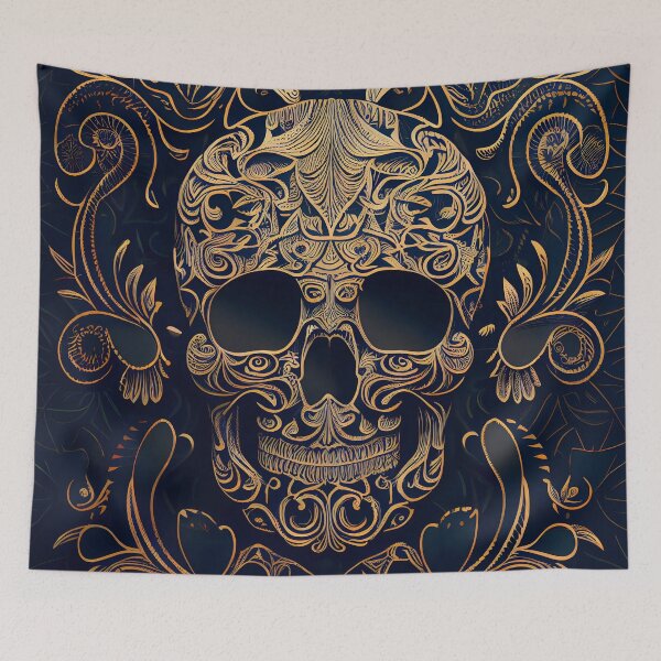 Aperçu de l'œuvre Ornamental Gothic Skull Patterns XI créée et vendue par Gadgetaliciouss.