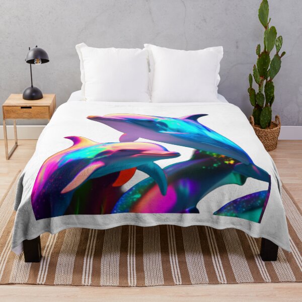 Item preview, Wonderful and Colourful Dolphins designed and sold by GloriousArtSKD.
