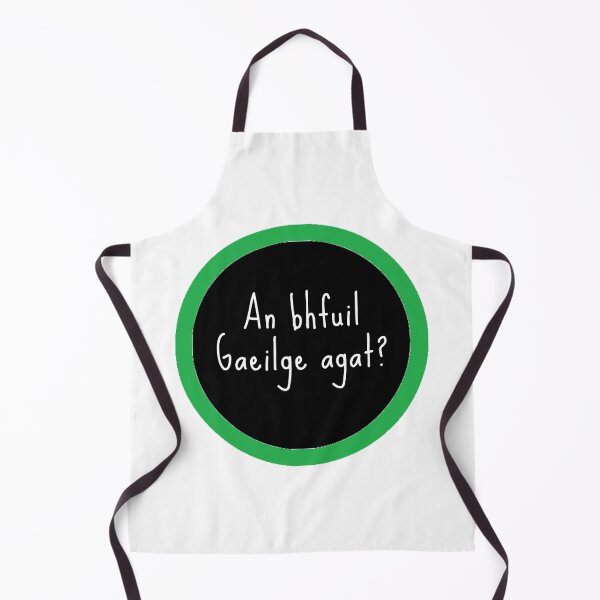 Item preview, An Bhfuil Gaeilge Agat Irish Language Greena nd Black designed and sold by Irishprints.