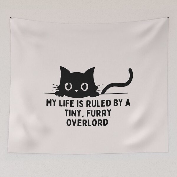 Item preview, My Life Is Ruled By a Tiny Furry Overlord  designed and sold by Cheeeeky.