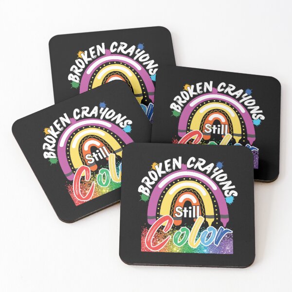 Item preview, Broken Crayons Still Color (Mental Health Awareness) designed and sold by i-longmanshop.